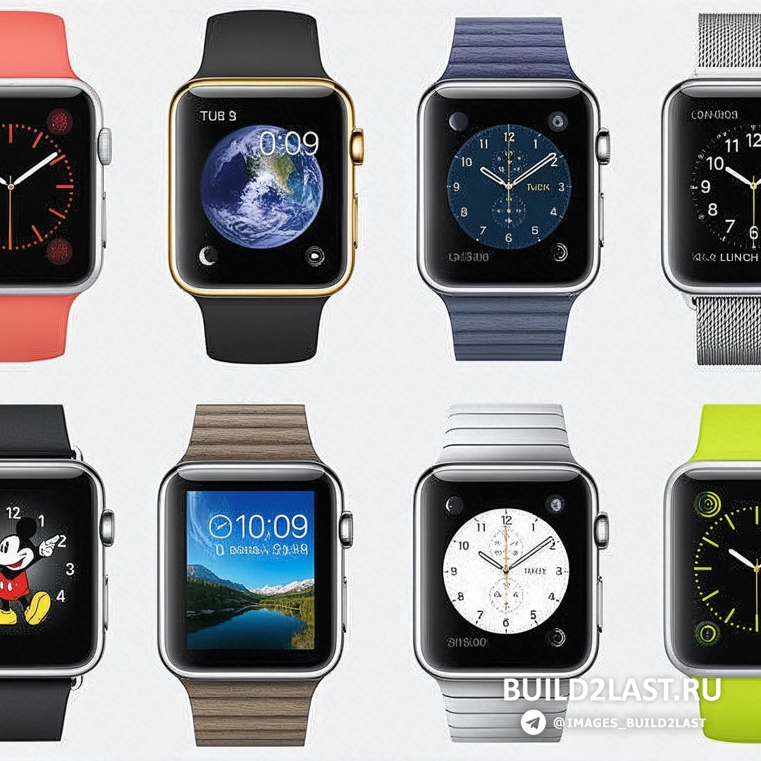 Apple Watch на руке пользователя с отображением уведомлений и пульса