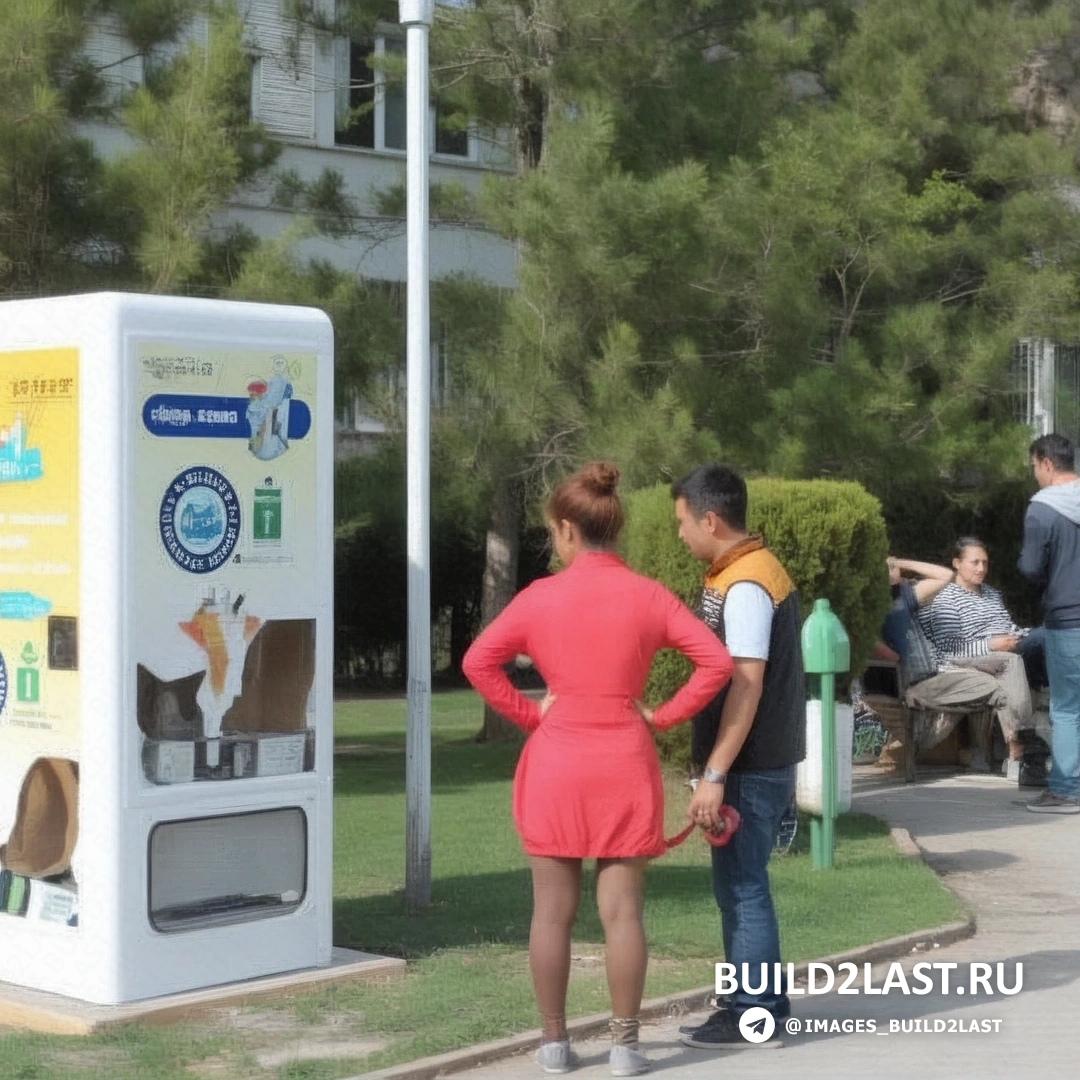 Автомат для кормления животных в Стамбуле, Турция