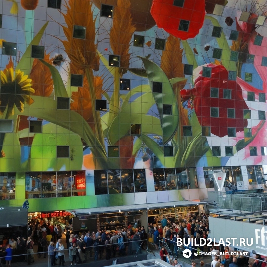 ����� ������� ����� Markthal � ������������� �������� � ����������, ����������