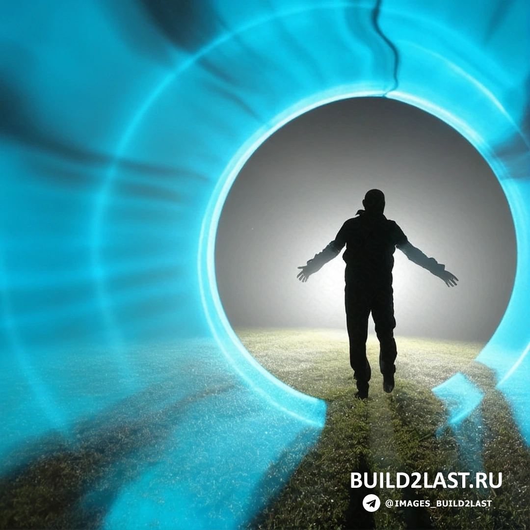 Композиция, состоящая из концентрических кругов и световых лучей, плавно переходящих в тени