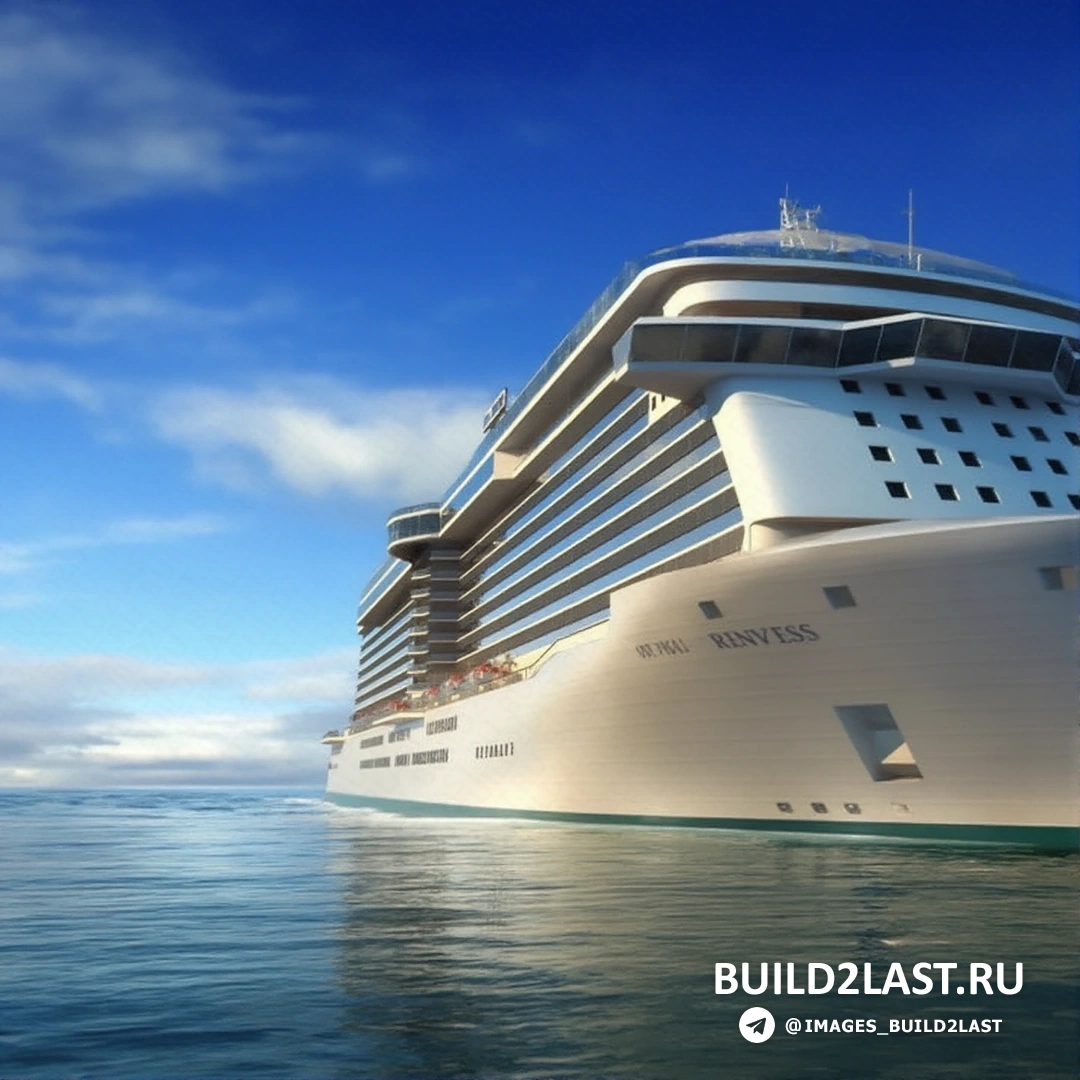 Корабль ROYAL PRINCESS на горизонте.