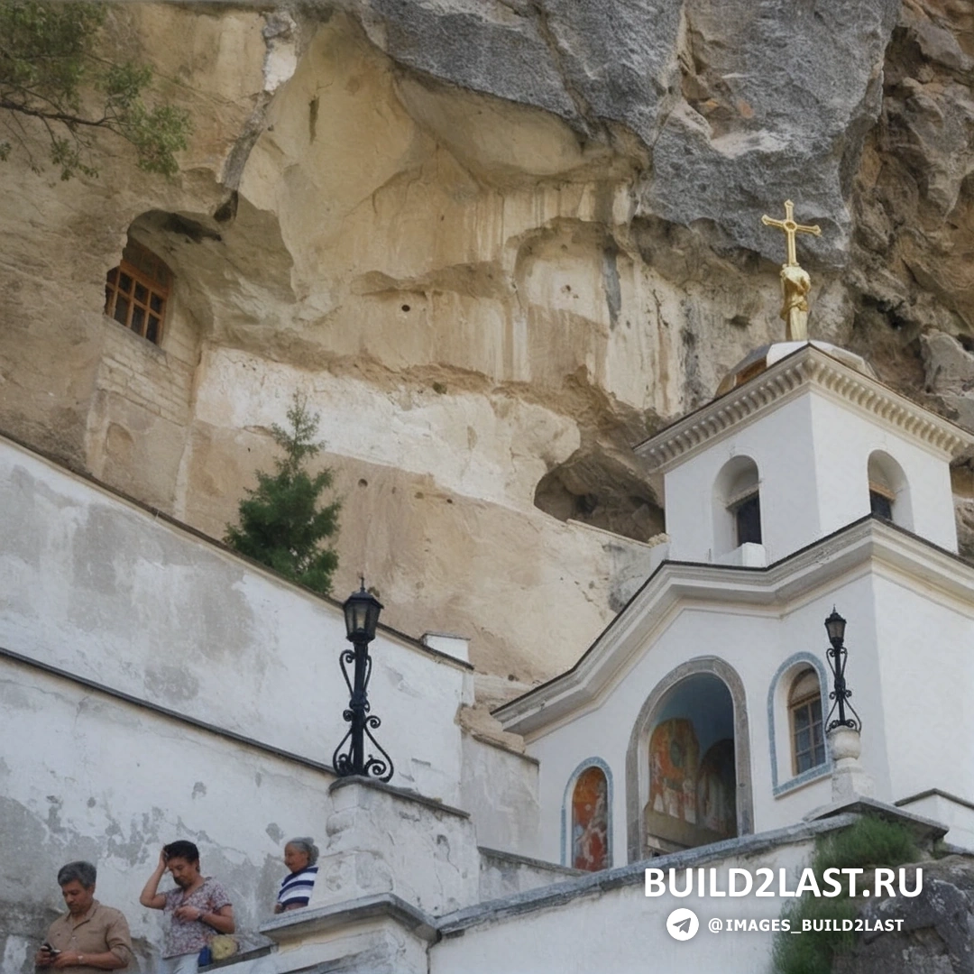 Крым, Свято-Успенский пещерный монастырь, старинные культовые сооружения